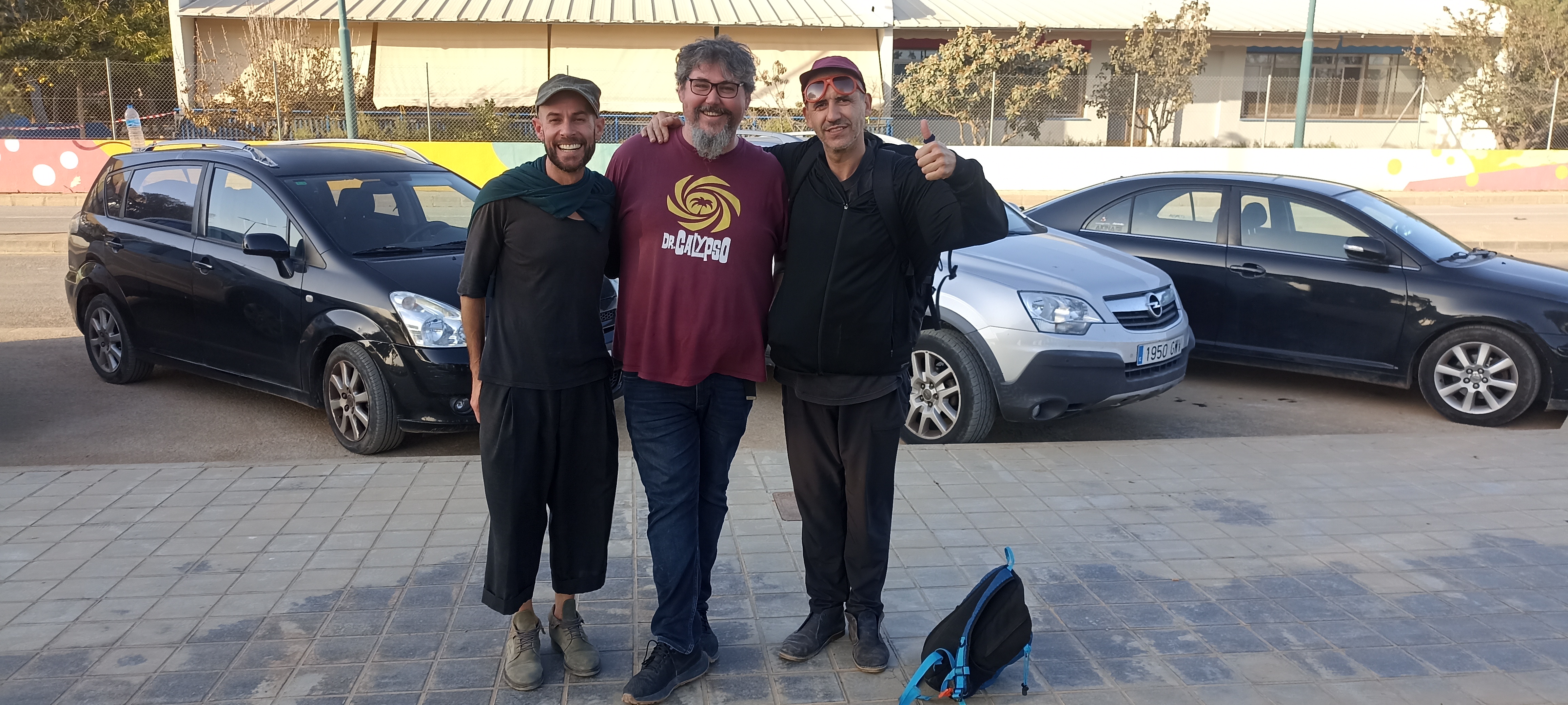 Parte del equipo de SOMRIURES durante el recorrido